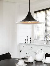 Galen Pearl Aluminum Pendant Light, detail view 3
