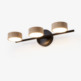 Nella Oak Travertine Wall Light by Maison Velume