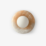 Oriel Field Travertine Wall Light by Maison Velume