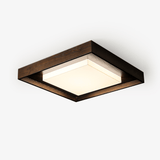 Galen Dawn Wood Ceiling Light