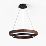 Dalia Noir Wood Pendant Light by Maison Velume