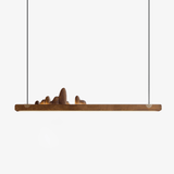 Tarin Opal Wood Pendant Light by Maison Velume