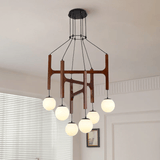 Luma Linden Glass Chandelier, detail view 8