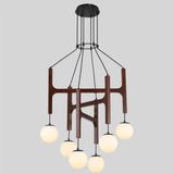 Luma Linden Glass Chandelier, detail view 11