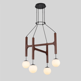 Luma Linden Glass Chandelier, detail view 12