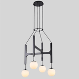 Luma Linden Glass Chandelier, detail view 14