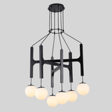 Luma Linden Glass Chandelier, detail view 15