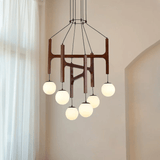 Luma Linden Glass Chandelier, detail view 7