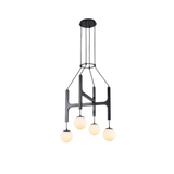 Luma Linden Glass Chandelier, detail view 19