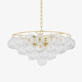 Vela Mist Glass Chandelier by Maison Velume