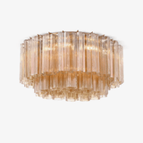 Cora Arc Glass Ceiling Light by Maison Velume