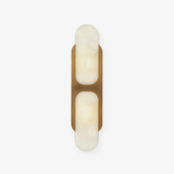 Sora Moss Alabaster Wall Light by Maison Velume