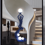 Jora Noir Metal Floor Lamp, detail view 5