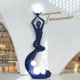 Jora Noir Metal Floor Lamp, detail view 3
