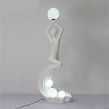 Jora Noir Metal Floor Lamp, detail view 8