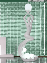 Jora Noir Metal Floor Lamp, detail view 9