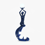 Jora Noir Metal Floor Lamp, detail view 10