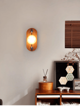 Corin Sol Alabaster Wall Light, detail view 5