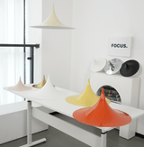 Galen Pearl Aluminum Pendant Light, detail view 5