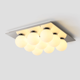Talia Dawn Glass Ceiling Light, detail view 2