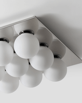 Talia Dawn Glass Ceiling Light, detail view 10