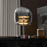 Cora Rain Glass Table Lamp, detail view 6