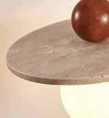 Evara Stone Travertine Pendant Light, detail view 11