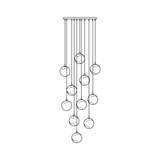 Cora Shore Alabaster Chandelier, detail view 52