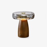 Briar Silva Glass Table Lamp by Maison Velume