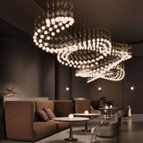 Nella Echo Crystal Chandelier, detail view 2
