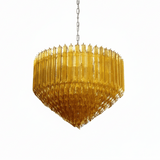 Evara Rose Glass Chandelier, detail view 16