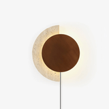 Vale Flint Travertine Wall Light by Maison Velume