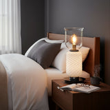 Aven Meadow Glass Table Lamp, detail view 2