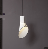Mira Winter Fabric Pendant Light, detail view 2