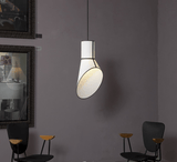 Mira Winter Fabric Pendant Light, detail view 3