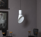 Mira Winter Fabric Pendant Light, detail view 4