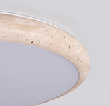 Niven Pine Travertine Ceiling Light, detail view 5