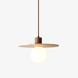 Vian Sol Travertine Pendant Light by Maison Velume