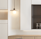 Vian Sol Travertine Pendant Light, detail view 9
