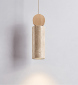Sora Meadow Travertine Pendant Light, detail view 4