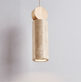 Sora Meadow Travertine Pendant Light, detail view 5