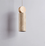 Sora Meadow Travertine Pendant Light, detail view 7