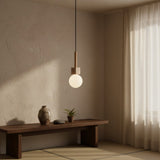 Oriel Drift Travertine Pendant Light, detail view 2