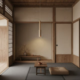 Flora Line Travertine Pendant Light, detail view 3