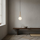 Oriel Drift Travertine Pendant Light, detail view 3