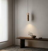 Sora Meadow Travertine Pendant Light, detail view 3