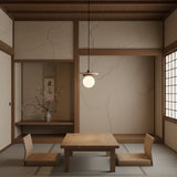 Alden Quartz Travertine Pendant Light, detail view 3