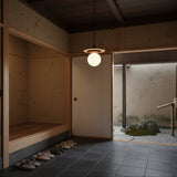 Alden Quartz Travertine Pendant Light, detail view 4