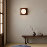 Elian Terra Wood Wall Light, detail view 2