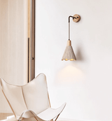 Sable Moss Wood Wall Light, detail view 4